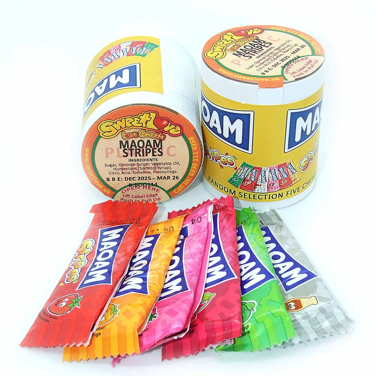 Haribo Maoam Stripes.